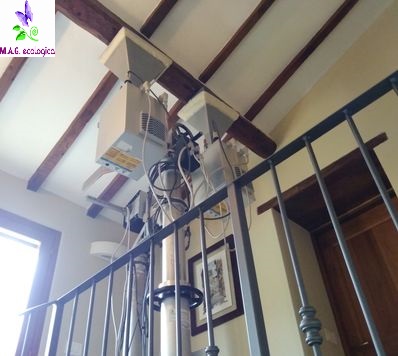 Impianto industriale semovibile a microonde.